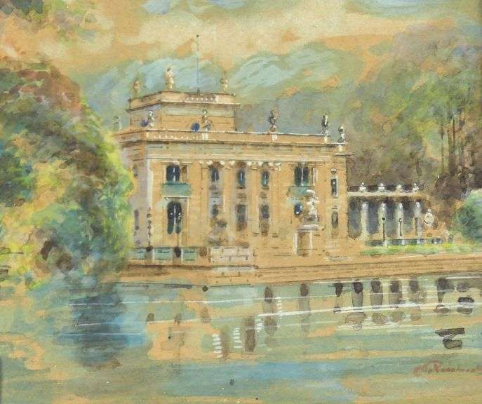 PAIR ANTIQUE WATERCOLOURS