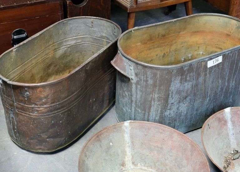 COPPER BOILERS AND PANS