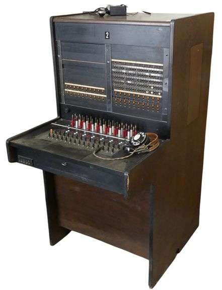 TELEPHONE OPERATOR'S SWITCHBOARD