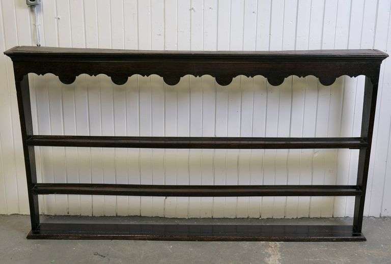 OAK PLATE SHELF