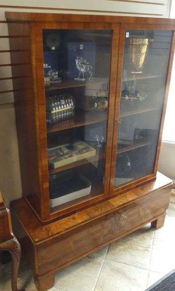 ROSEWOOD BOOKCASE CABINET