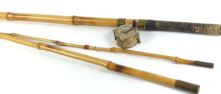 BAMBOO FISHING POLE & REEL