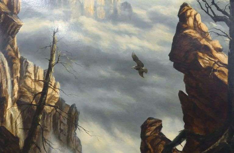 RUDI REICHARDT OIL PAINTING