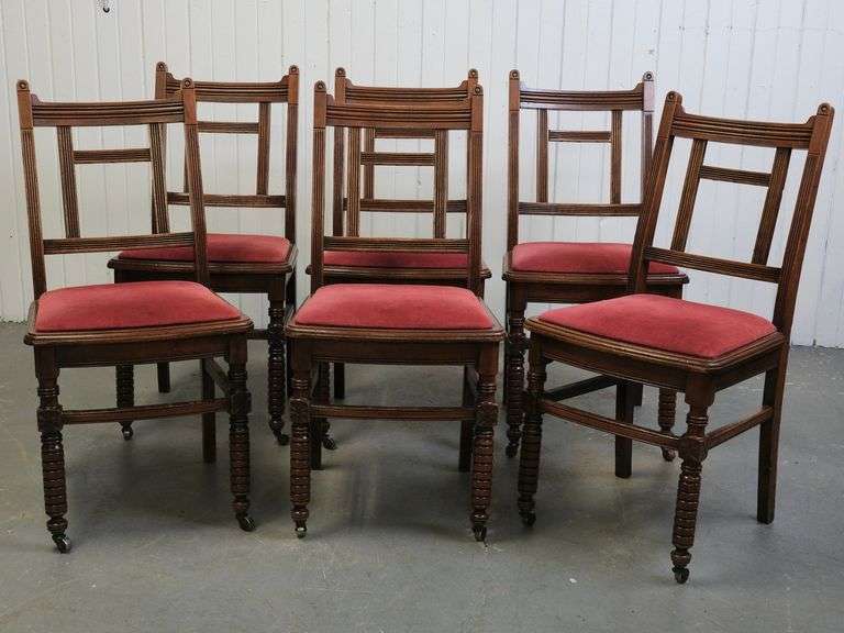 SET OF SIX CHAIRS
