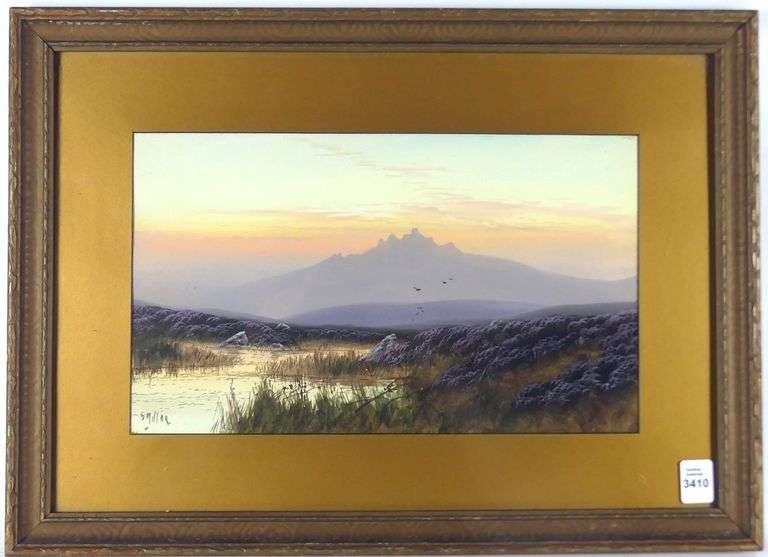 ANTIQUE SCOTTISH WATERCOLOUR