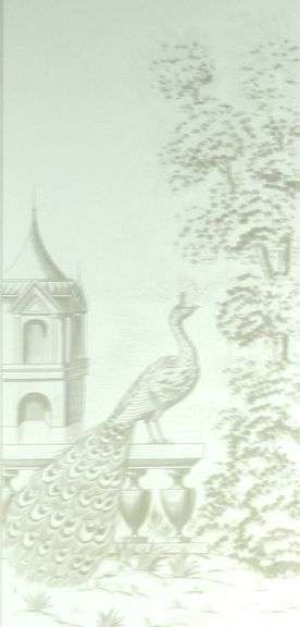 ART DECO STYLE ETCHED GLASS