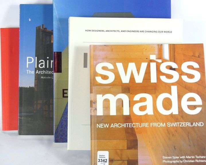 FIVE ARCHITECTURAL BOOKS