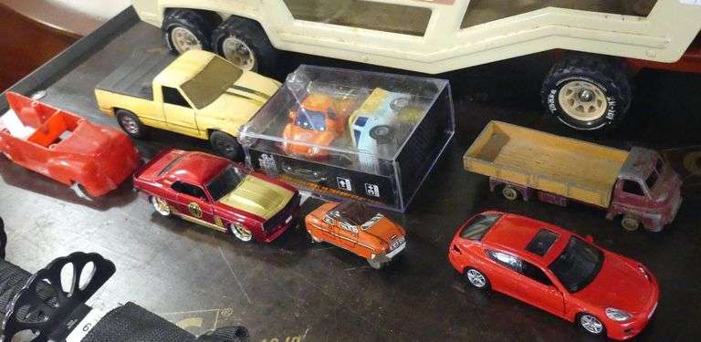 VINTAGE TOY CARS AND TRUCKS