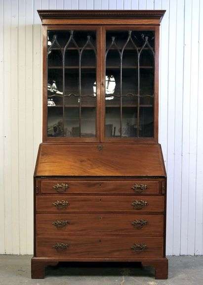 GEORGIAN BUREAU BOOKCASE