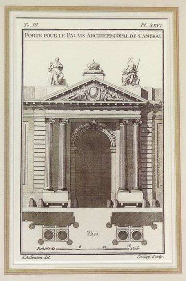 SET OF THREE ARCHITECTURAL PRINTS