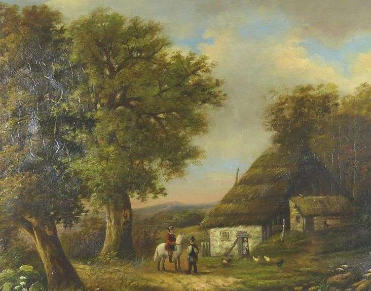 19TH CENTURY OIL