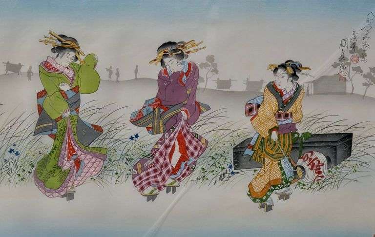 PAINTING ON SILK