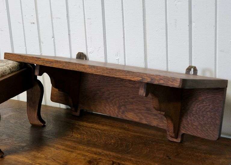 WALL SHELF AND STOOL