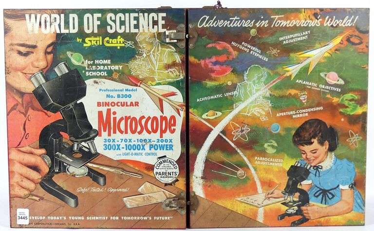 "WORLD OF SCIENCE" MICROSCOPE SET