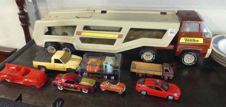 VINTAGE TOY CARS AND TRUCKS