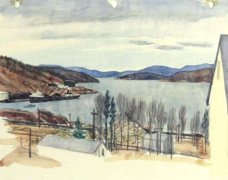 EIGHT WATERCOLOURS BY BARBARA COOK ENDRES