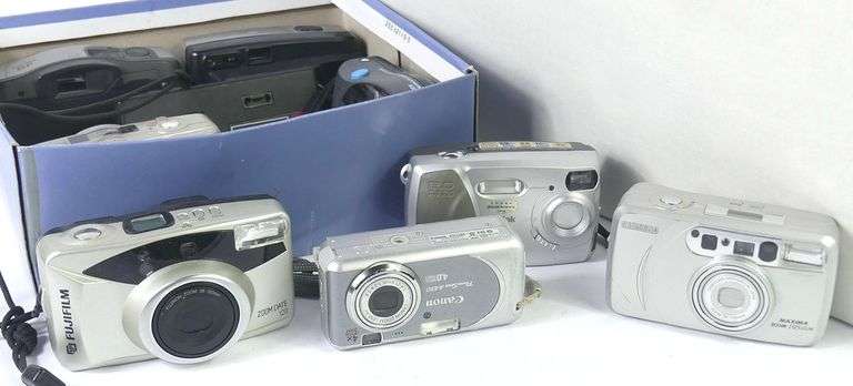 VINTAGE POINT & SHOOT CAMERAS, ETC.
