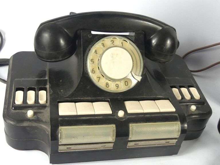 TWO VINTAGE TELEPHONES