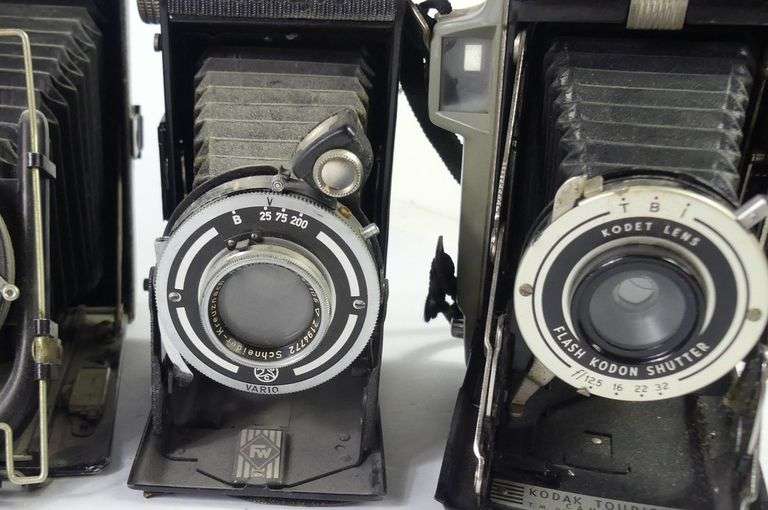 ANTIQUE FOLDING CAMERAS