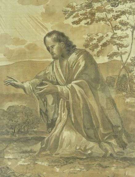 ANTIQUE SILK EMBROIDERY