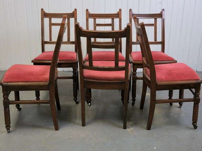 SET OF SIX CHAIRS