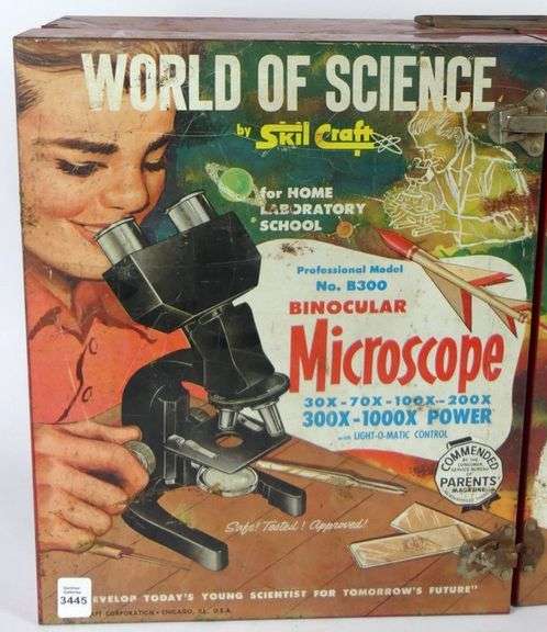 "WORLD OF SCIENCE" MICROSCOPE SET