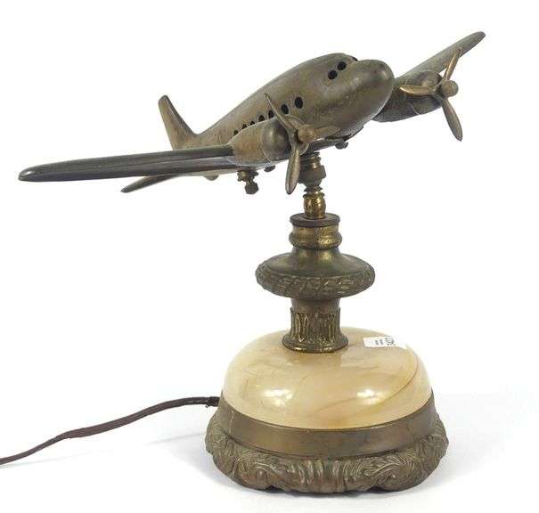 1940'S AIRPLANE DESK LAMP