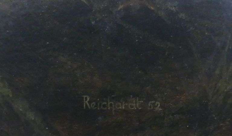 RUDI REICHARDT OIL PAINTING