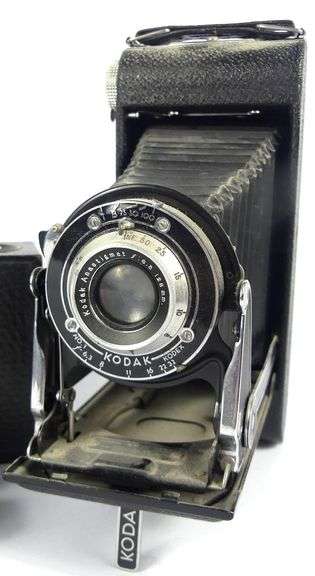 THREE ANTIQUE FOLDING CAMERAS