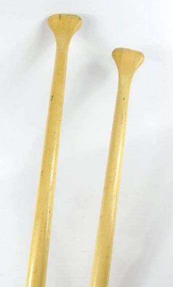 TWO CANOE PADDLES