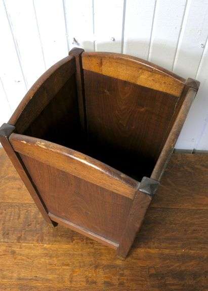 ANTIQUE TRASH BIN