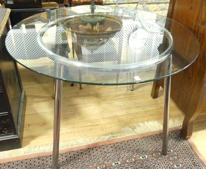 CHROME DINETTE TABLE