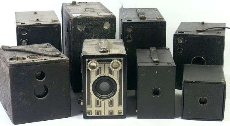 ANTIQUE BOX CAMERAS