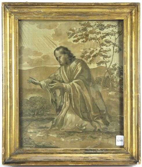 ANTIQUE SILK EMBROIDERY