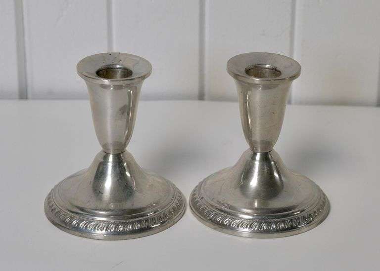 STERLING CANDLESTICKS