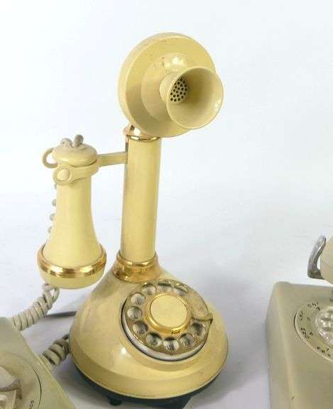 THREE VINTAGE TELEPHONES