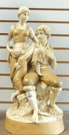 LARGE ROYAL DUX AMPHORA FIGURINE