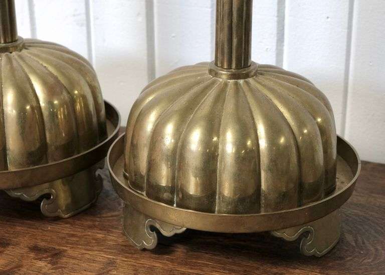 JAPANESE TEMPLE CANDLE STANDS