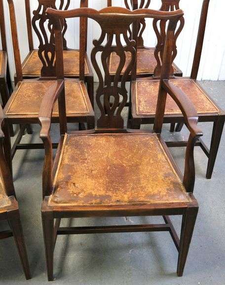 SET OF EIGHT CHAIRS
