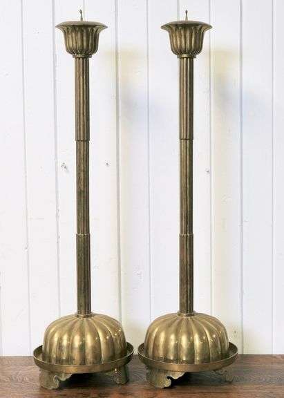 JAPANESE TEMPLE CANDLE STANDS
