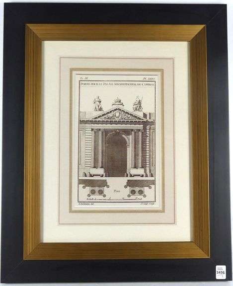 SET OF THREE ARCHITECTURAL PRINTS