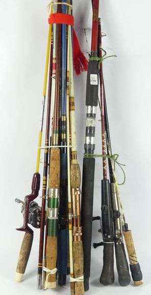 ASSORTED FISHING RODS