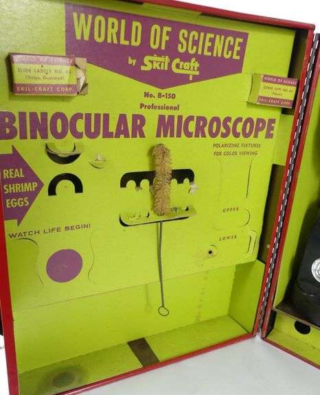 "WORLD OF SCIENCE" MICROSCOPE SET
