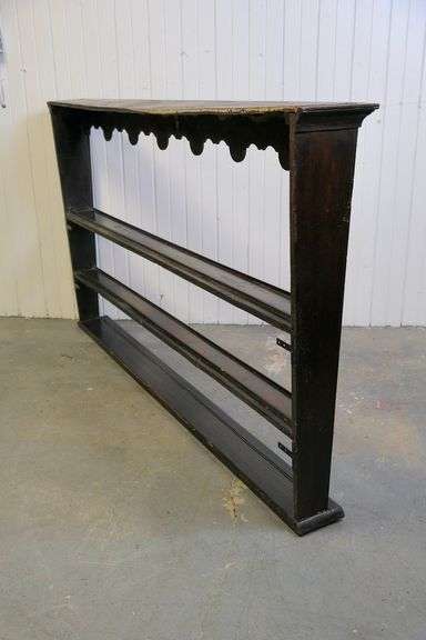 OAK PLATE SHELF