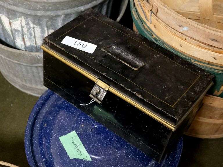 BASKETS, ENAMEL PAN, ETC.