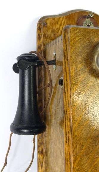 OAK WALL TELEPHONE