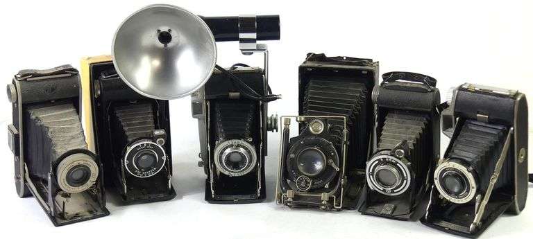 ANTIQUE FOLDING CAMERAS