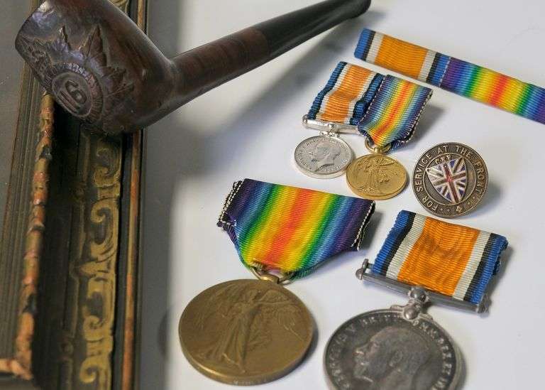 MEDALS AND PHOTO, ETC.