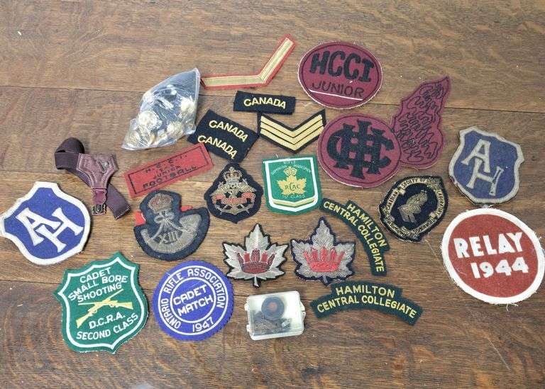 PATCHES AND BUTTONS