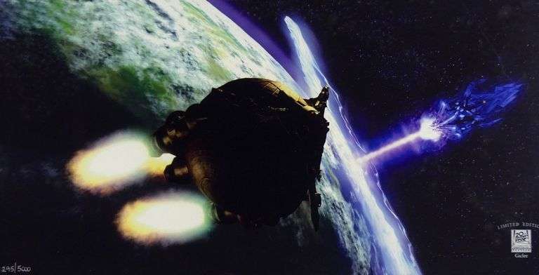 TITAN A.E. MOVIE LITHOGRAPH